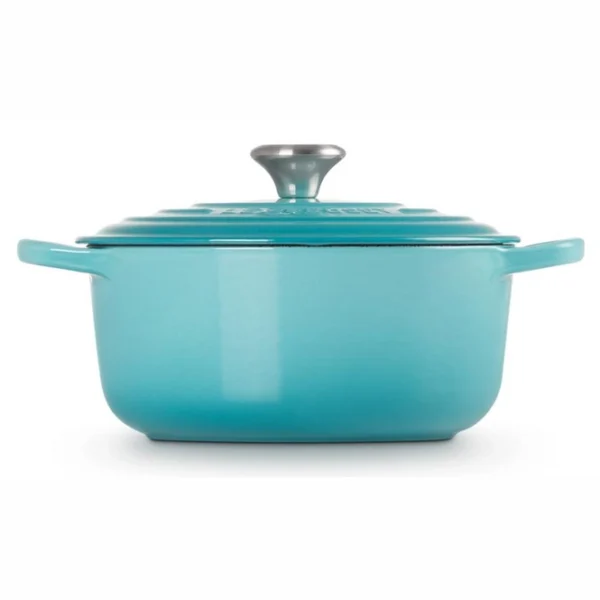 le creuset signature caribbean blue 20 cm casserole