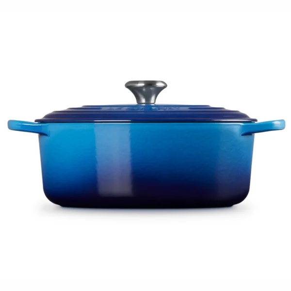 le creuset signature ovaal azure casserole 31 cm
