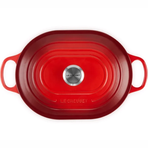 le creuset oblong cocotte cherry red 31 cm (3.4 l)