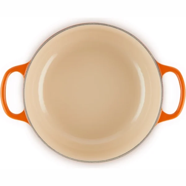 le creuset signature volcanic orange 18 cm casserole