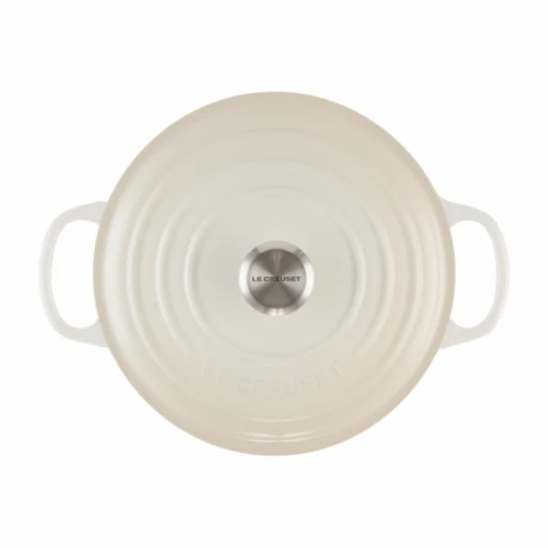 le creuset signature meringue casserole 20 cm