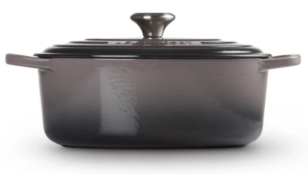le creuset signature oval flint casserole 31 cm