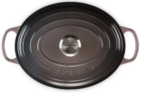 le creuset signature oval flint casserole 31 cm