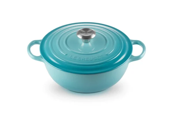le creuset signature caribbean blue 26 cm casserole